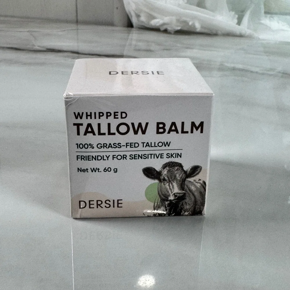 Dersie Whipped Tallow Balm Moisturizer Grass Fed Sensitive Skin Eczema 60 g